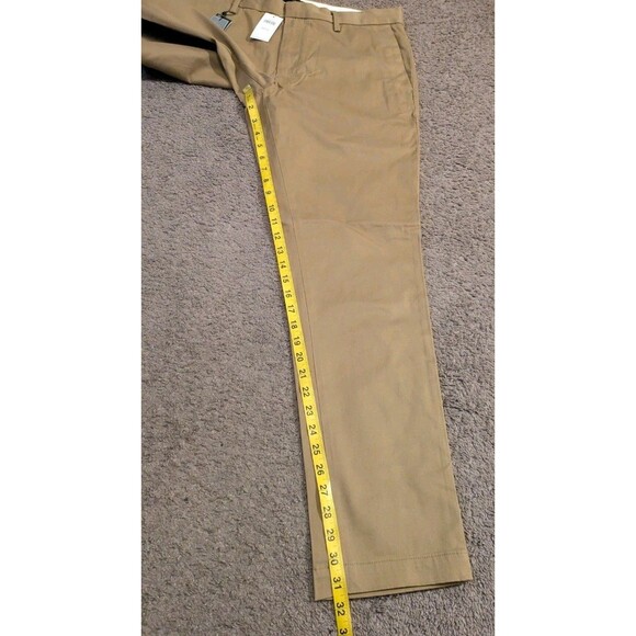Banana Republic Fulton Skinny Rapid Movement Chino Beige Pants Men's 34x32 - Picture 5 of 5